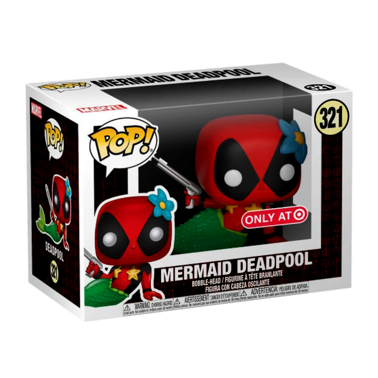 Funko Pop Deadpool - Deadpool Sireno exclusivo Target #321