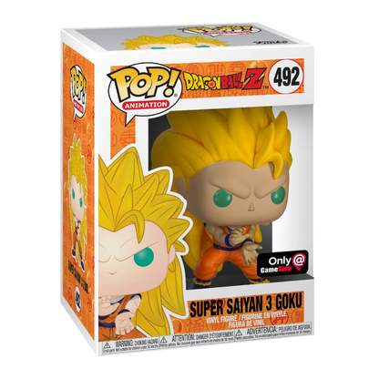 Funko Pop Dragon Ball Z - Goku Super Saiyan 3 exclusivo GameStop #492