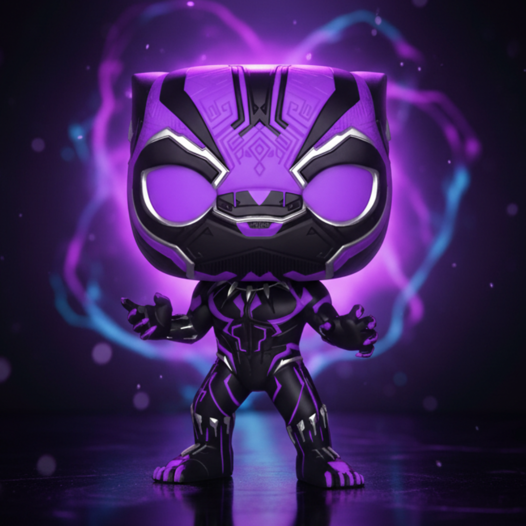 Funko Pop Black Panther - Black Panther (Brilla en la oscuridad) exclusivo Target #273