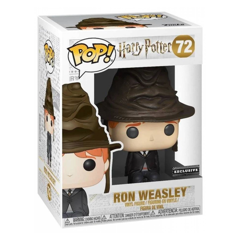 Funko Pop Harry Potter - Ron Weasley con Sombrero Seleccionador exclusivo #72