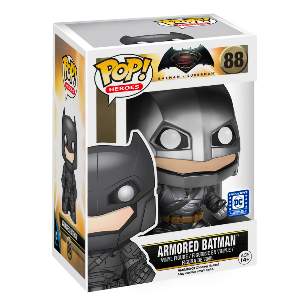 Funko Pop Batman v Superman - Batman con Armadura exclusivo Legion of Collectors #88