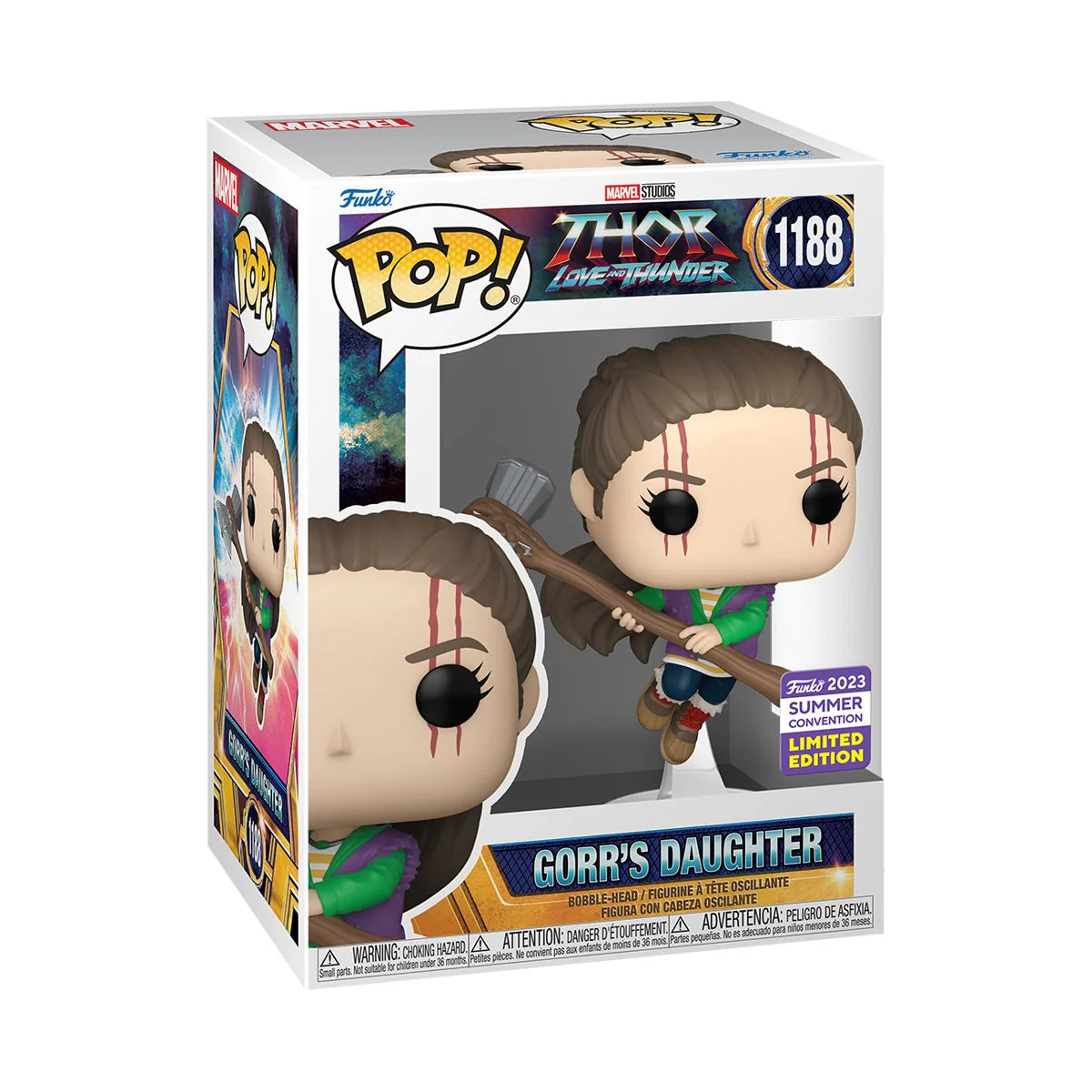 Funko Pop Thor Love and Thunder - Hija de Gorr exclusivo SDCC #1188
