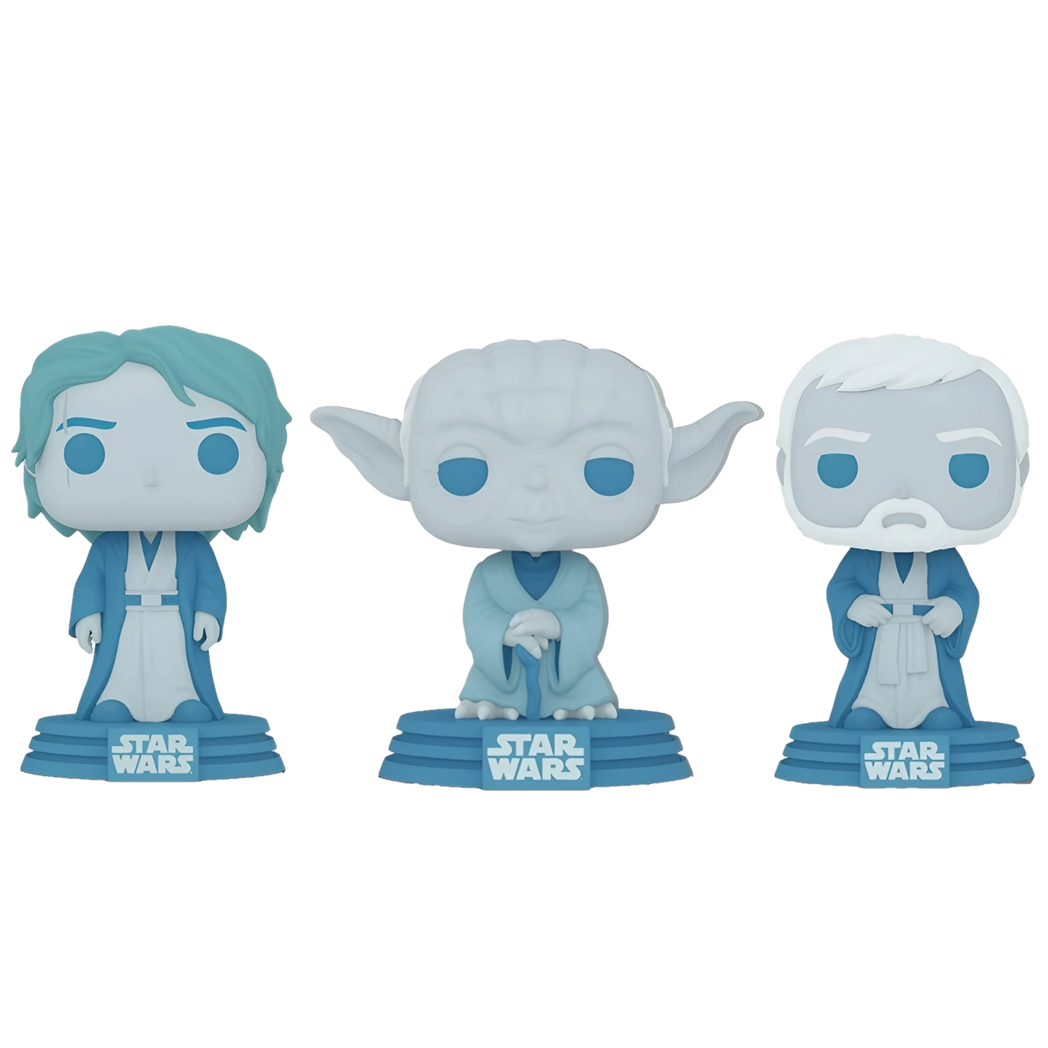 Funko Pop Star Wars - Anakin Skywalker / Yoda / Obi- Wan Kenobi (Endor) exclusivo Amazon