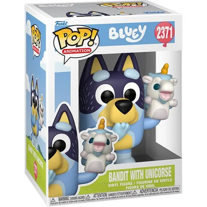 [Pre-venta] Funko Pop Bluey - Bandit con unicornio #2371