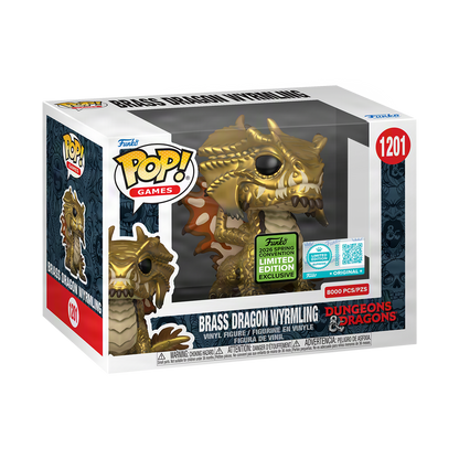 Funko Pop Dungeons & Dragons - Brass Dragon Wyrmling Edición Limitada / Solo 8000 piezas disponibles #1201