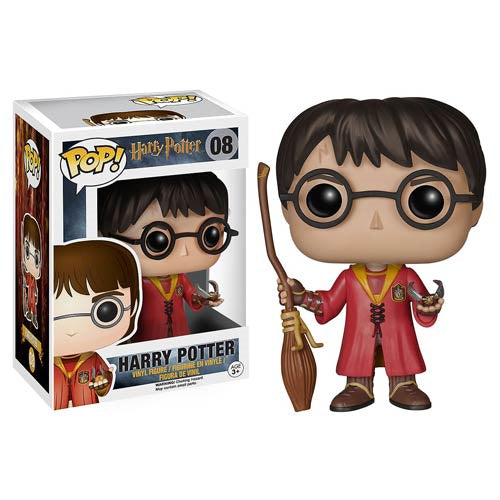 Funko Pop Harry Potter - Harry Potter con escoba y Snitch #08