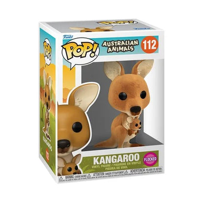 Funko Pop Animales australianos - Canguro (Flocked) #112
