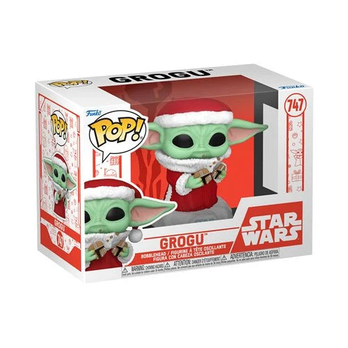 Funko Pop Star Wars - Grogu como Papa Noel #747