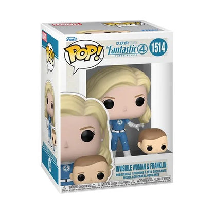 Funko Pop Los 4 Fantasticos - Mujer Invisible con Franklin #1514