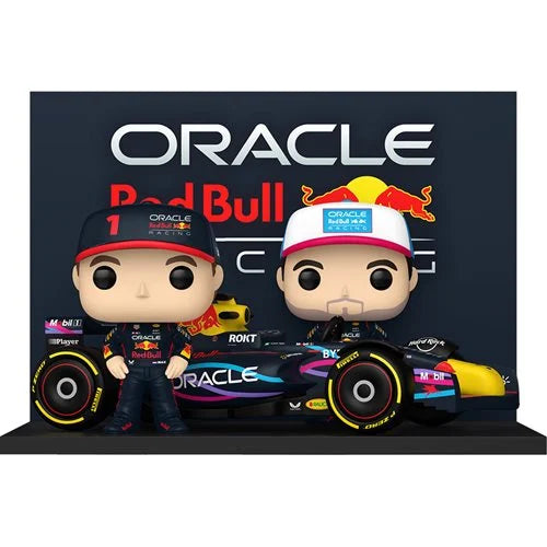 Funko Pop Formula 1 - Team Oracle Red Bull Max Verstappen y Checo Perez #07