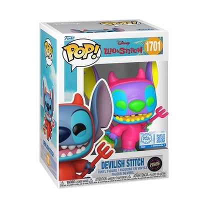 [Pre-venta] Funko Pop Lilo & Stitch - Devilish Stitch Exclusivo de Entertainment Earth (Chase) #1701 - Pop Hunters
