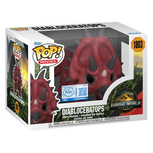 Funko Pop Jurassic World Rebirth - Diabloceratops #1803