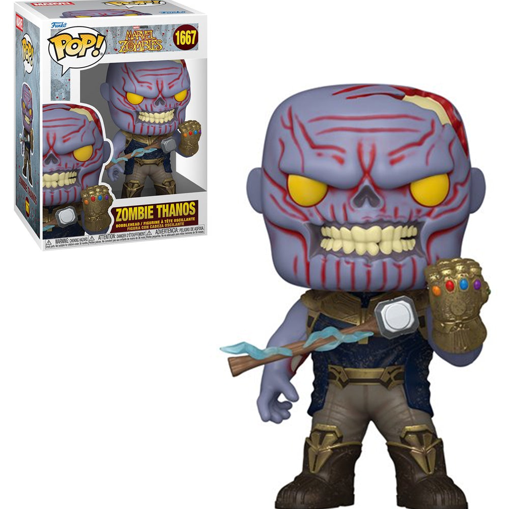 Funko Pop Marvel Zombies - Zombie Thanos #1667 - Pop Hunters