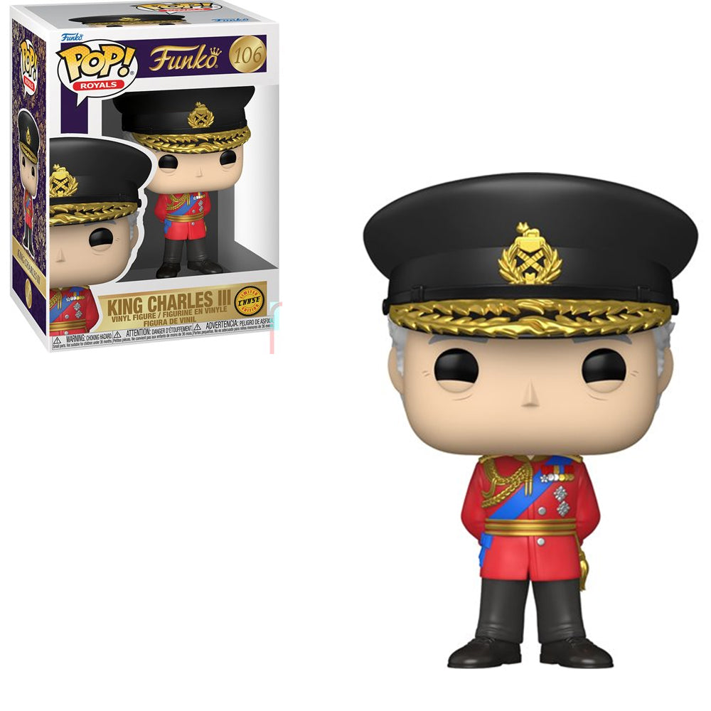 Funko Pop Funko - King Charles III (Chase) #106 - Pop Hunters