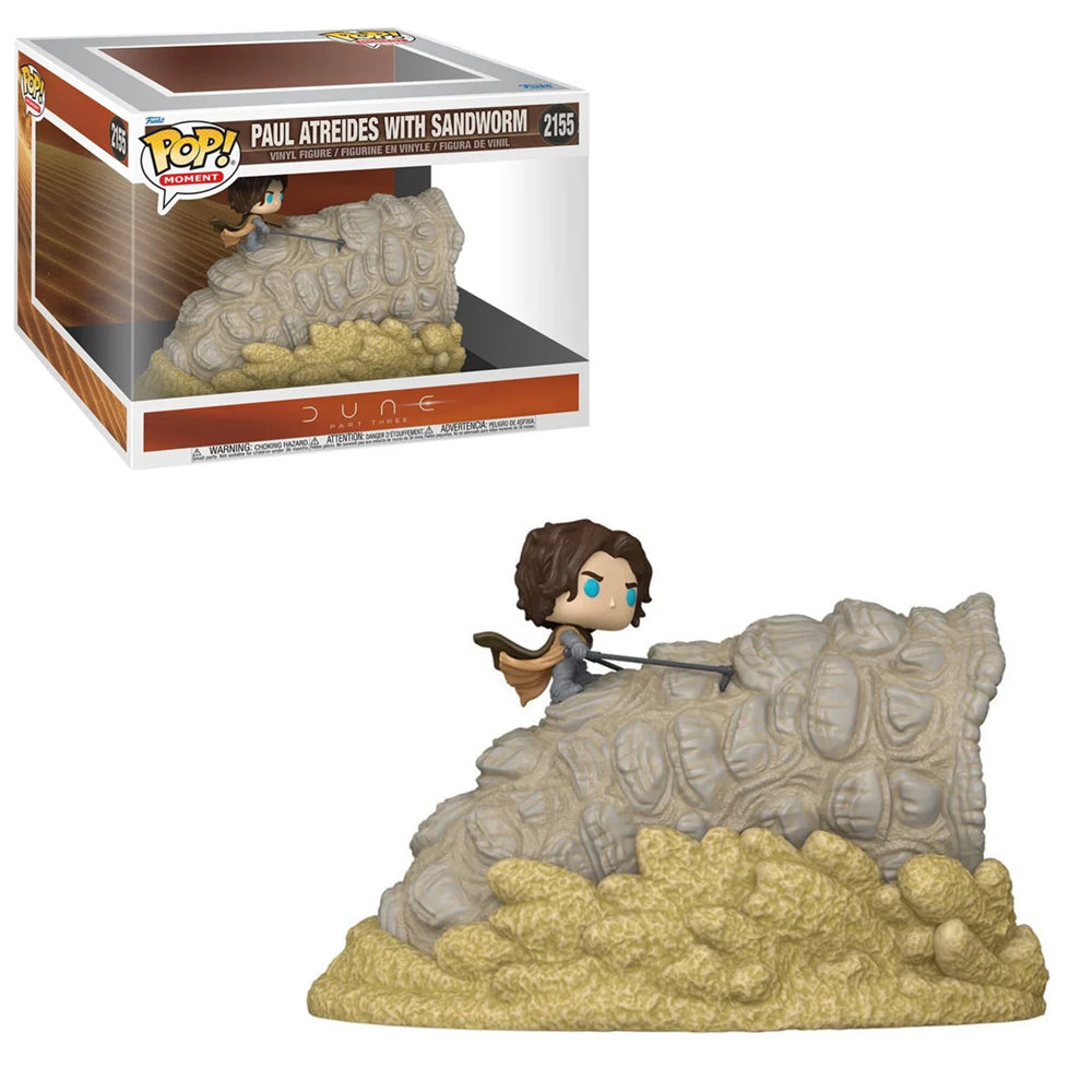 Funko Pop Dune: Part Three - Paul Atreides with Sandworm #2155 - Pop Hunters