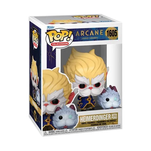 [Pre-venta] Funko Pop Arcane League of Legends - Heimerdinger con Poro #1605