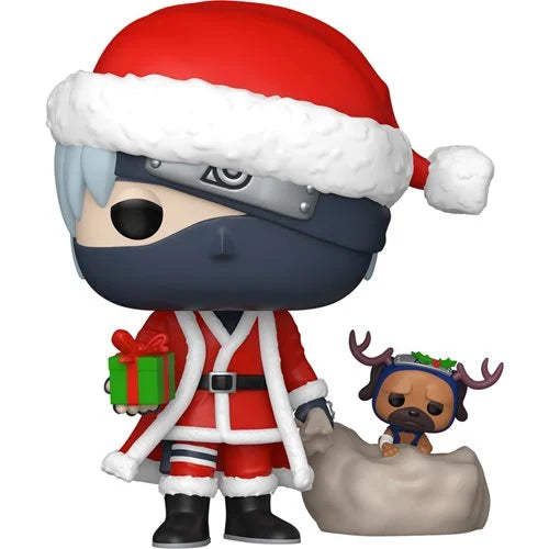 [Pre-venta] Funko Pop Naruto - Kakashi con Pakkun Navideños #2050