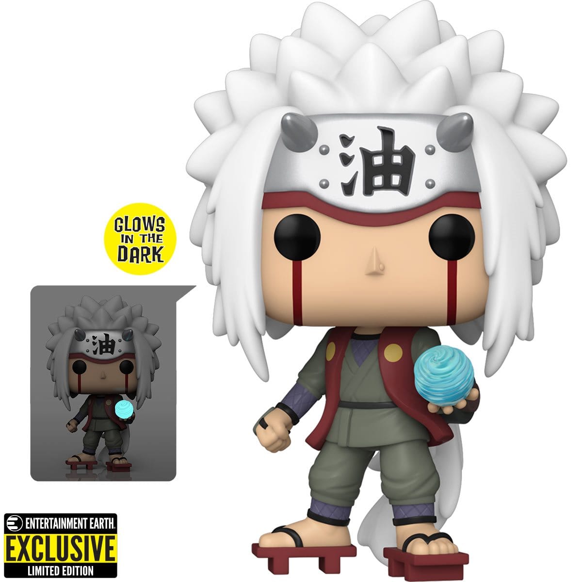 [Pre-venta] Funko Pop Naruto - Jiraiya con Rasengan (Brilla en la Oscuridad) exclusivo EE #1481