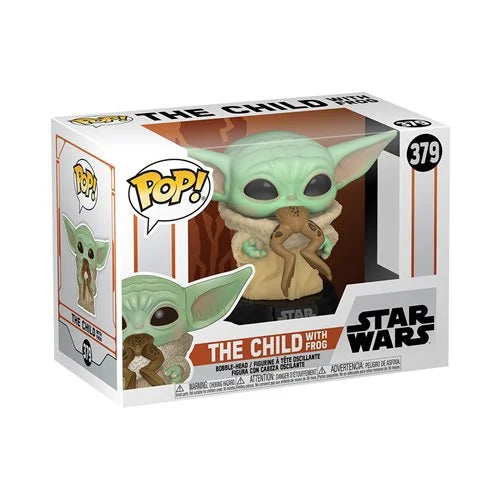 Funko Pop Star Wars - Baby Yoda (Grogu) con Rana  #379