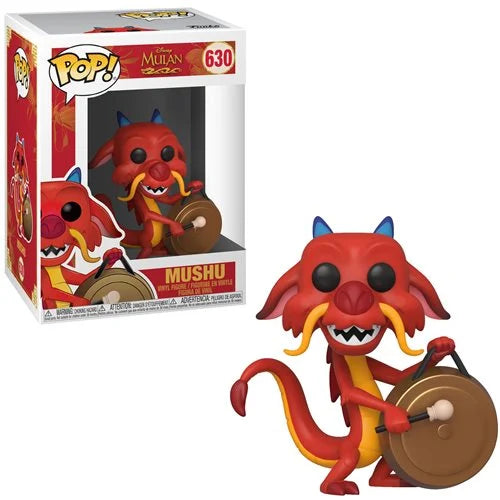 [Pre-venta] Funko Pop Mulan - Mushu con Gong #630