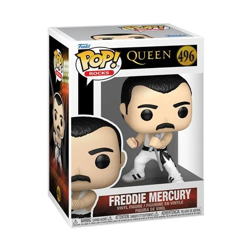 [Pre-venta] Funko Pop Queen - Freddie Mercury (Camiseta blanca) #496