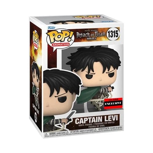 [Pre-venta] Funko Pop Attack On Titan - Capitan Levi exclusivo AAA Anime #1315