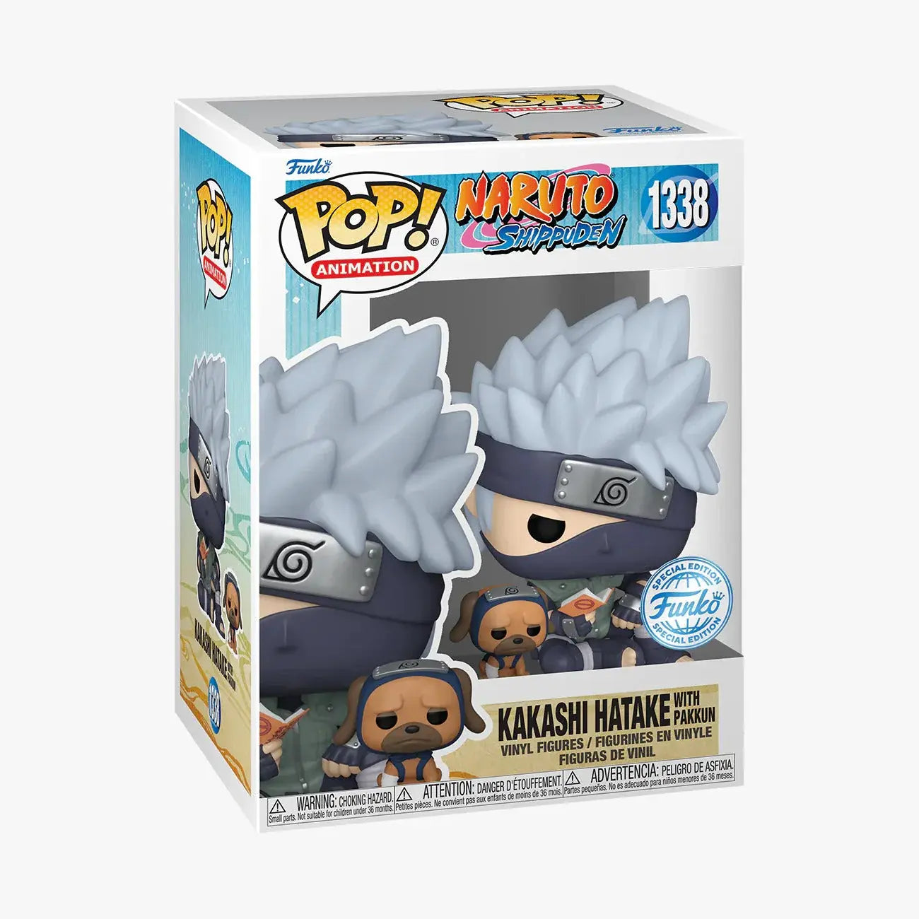 Funko Pop Naruto - Kakashi con Pakkun Special Edition #1338