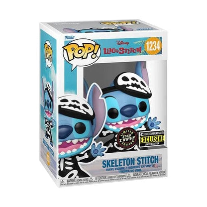 Funko Pop Lilo & Stitch - Stitch con disfraz de Esqueleto (Chase) exclusivo EE #1234
