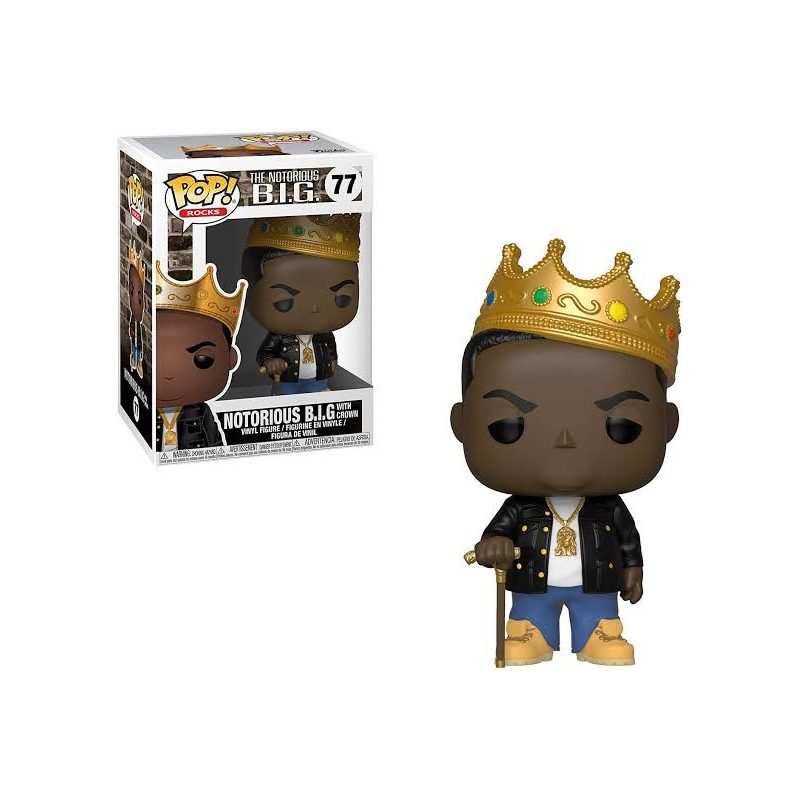 Funko Pop The Notorious B.I.G. - Notorious B.I.G. con Corona #77
