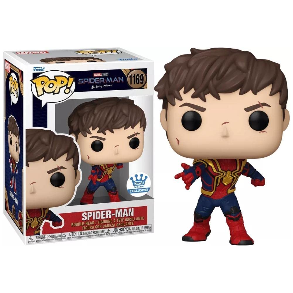 Funko Pop Spiderman No Way Home - Spiderman Desenmascarado Exclusivo Funko Shop #1169