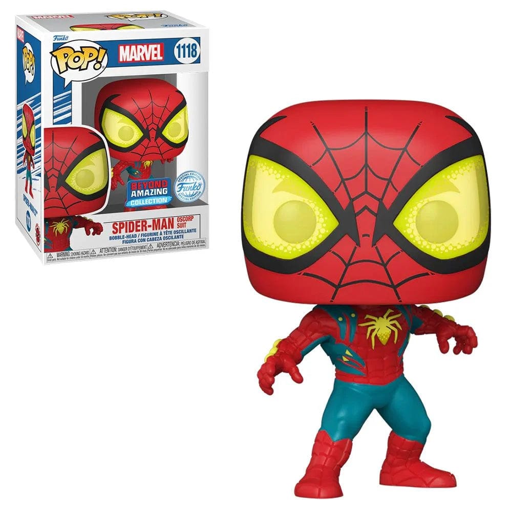Funko Pop Marvel - Spiderman (Traje de Oscorp) exclusivo #1118