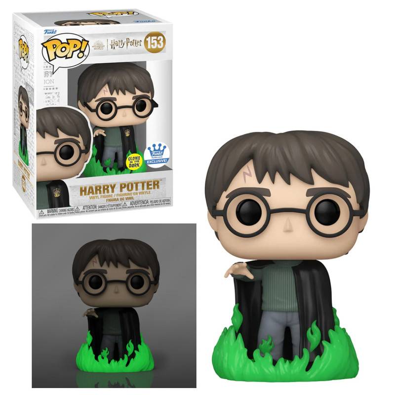 Funko Pop Harry Potter - Harry con Polvos Floo Exclusivo Funko Shop (Brilla en la Oscuridad) #153