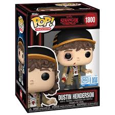Funko Pop Stranger Things: Season 5 - Dustin Henderson exclusivo Hot Topic #1800 - Pop Hunters