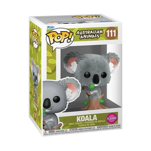 Funko Pop Animales australianos - Koala (Flocked) #111