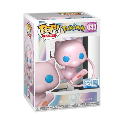Funko Pop Pokemon - Mew (Perlado) exclusivo Funko #643