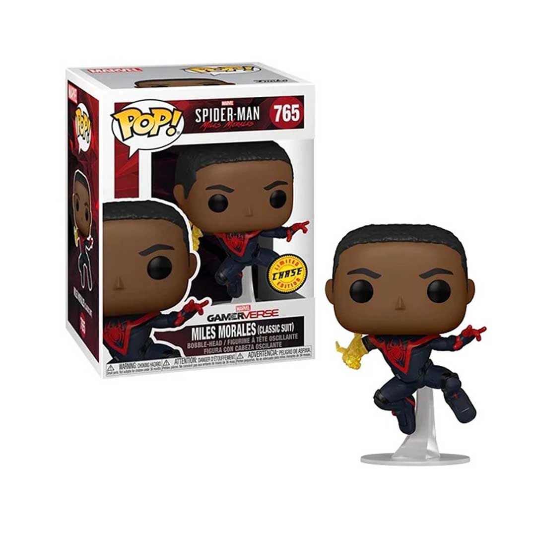 Funko Pop Spiderman - Miles Morales Traje clasico  (Chase) #765