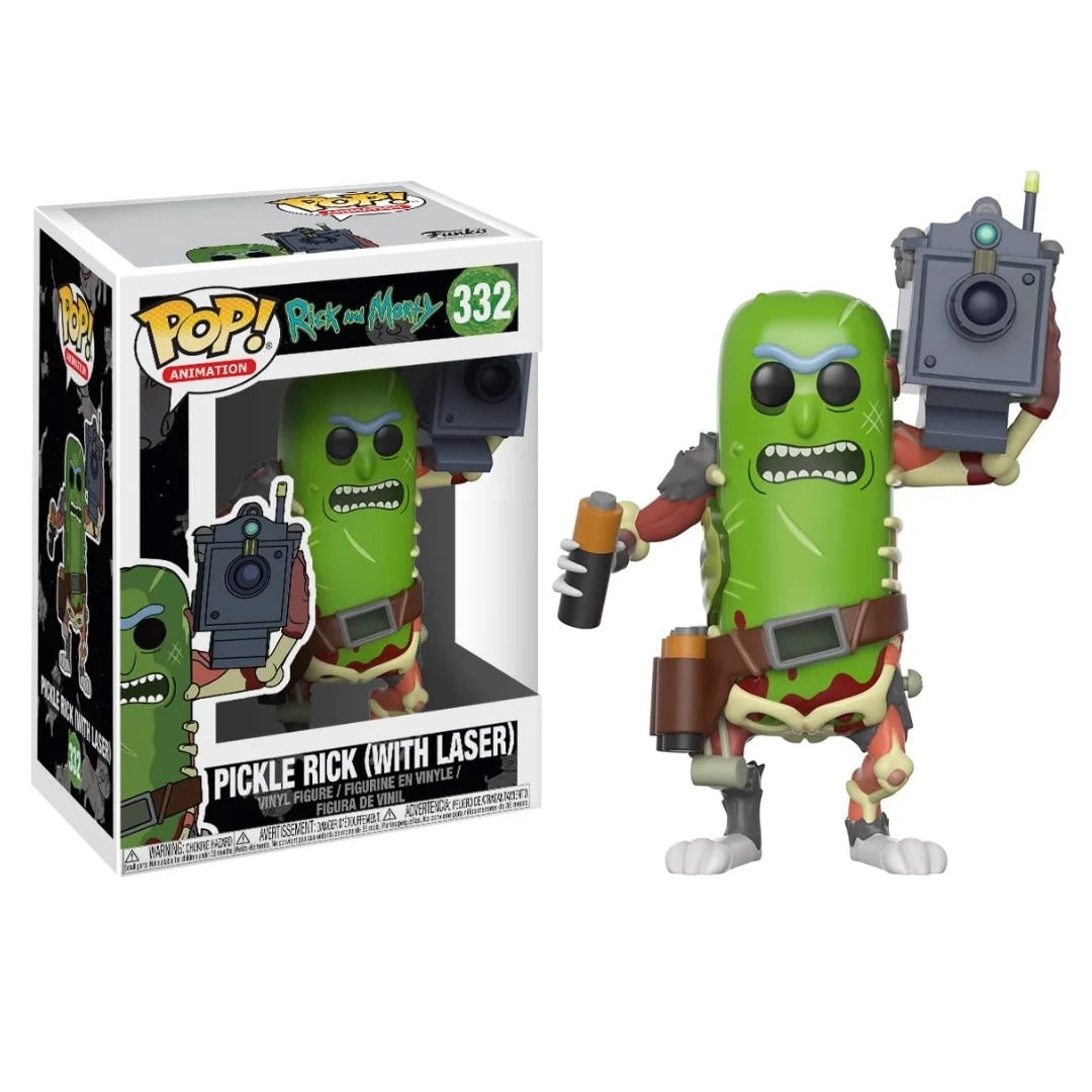 Funko Pop Rick & Morty - Rick Pepinillo con Laser #332