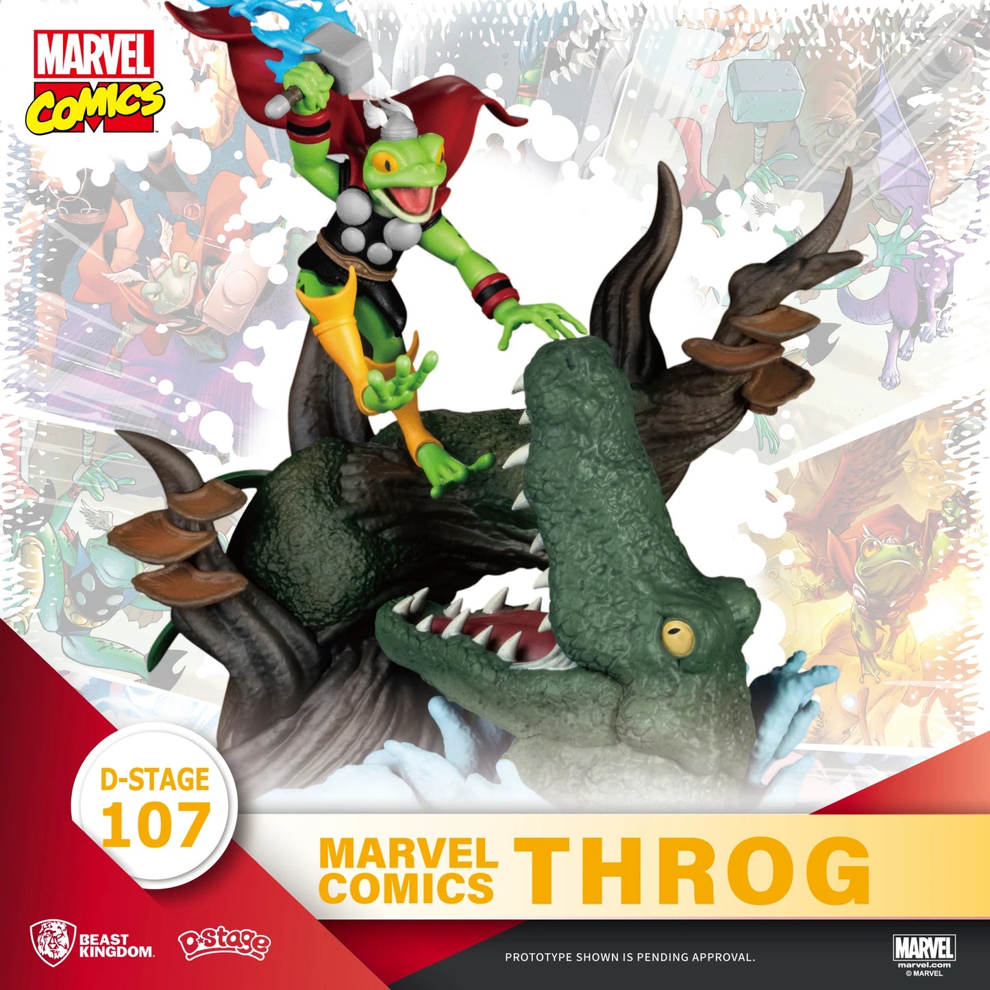 Estatua Marvel Comics - Beast Kingdom Throg Statue (Thor Rana) – Pop ...