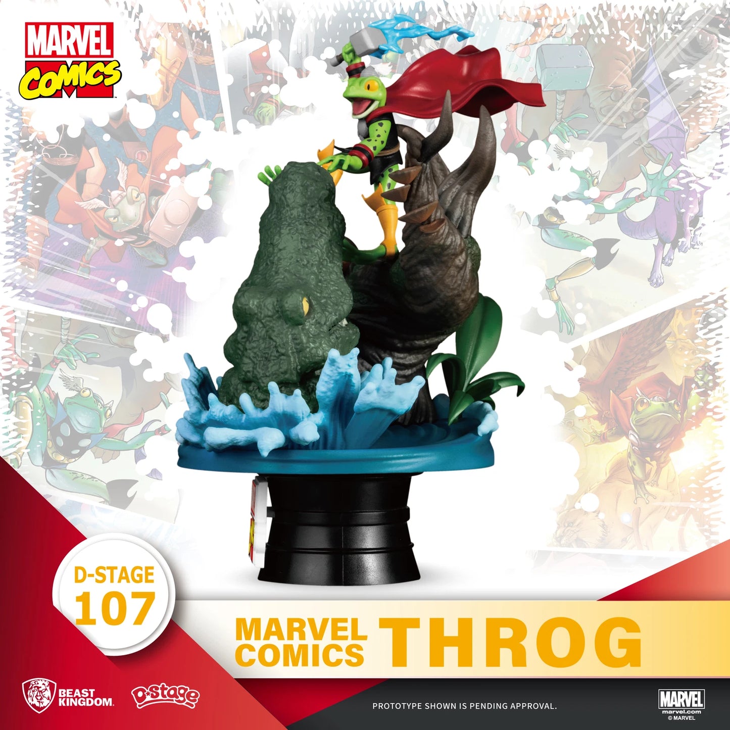 Estatua Marvel Comics - Beast Kingdom Throg Statue (Thor Rana) – Pop ...