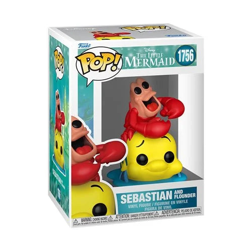 [Pre-venta] Funko Pop La sirenita - Sebastián y Flounder #1756
