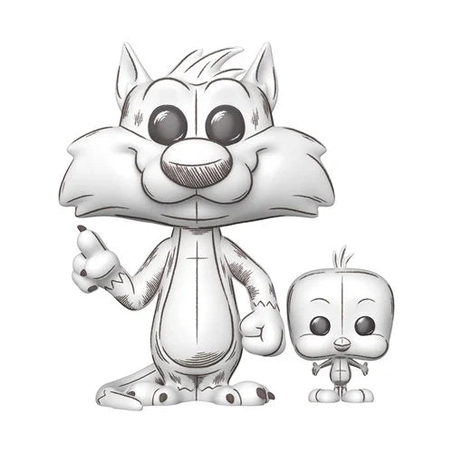 Funko Pop Loony Tunes - Silvestre y Piolín Colección de Boceto #2013