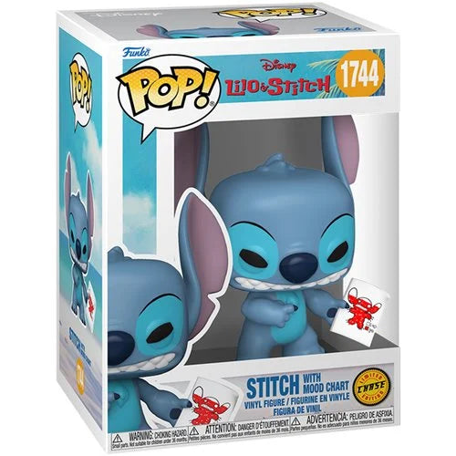 Funko Pop Lilo & Stitch - Stitch con hoja para dibujar (Chase) #1744