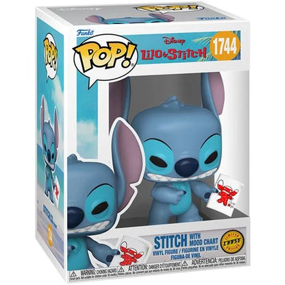 Funko Pop Lilo & Stitch - Stitch con hoja para dibujar (Chase) #1744