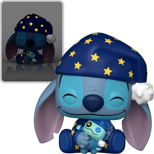 [Pre-venta] Funko Pop Lilo & Stitch - Stitch en pijama Brilla en la oscuridad #1747 - Pop Hunters