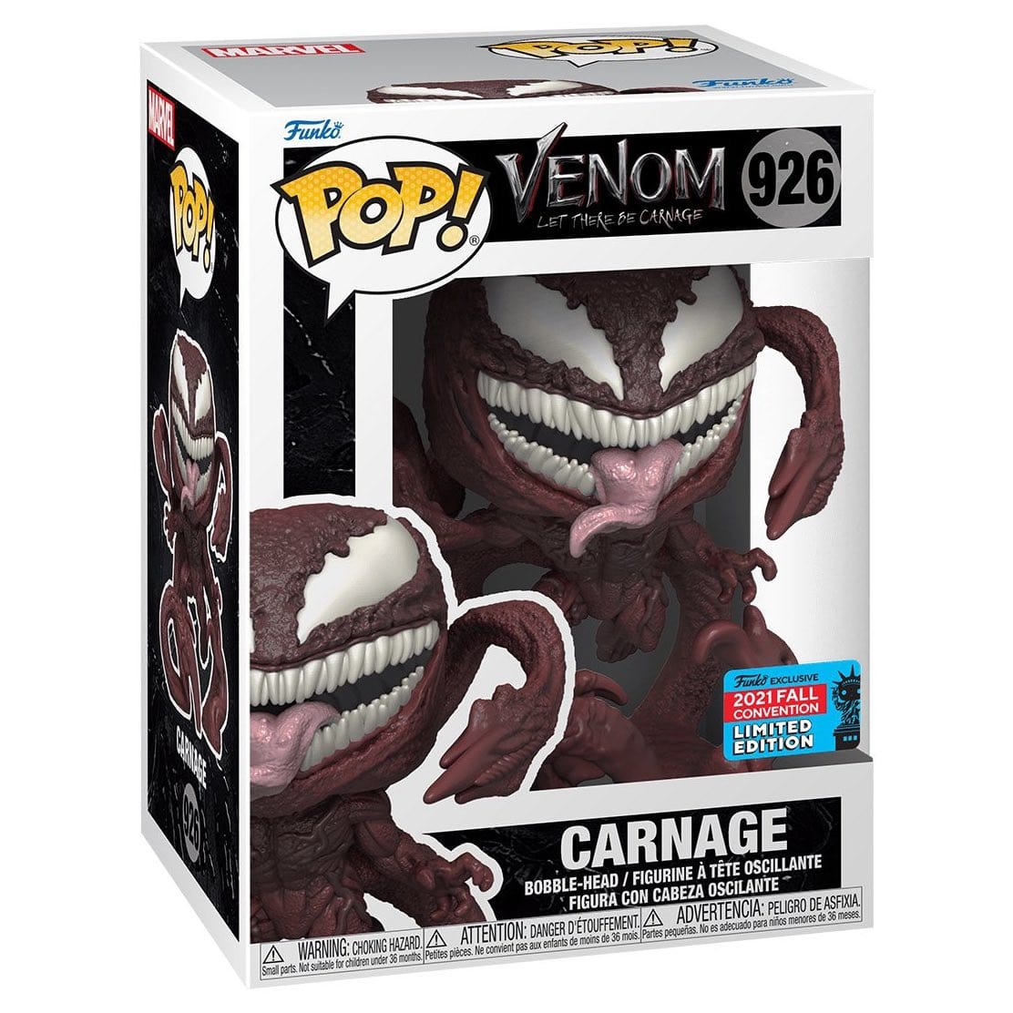 Funko Pop! Venom Let There Be Carnage - Carnage exclusivo NYCC #926