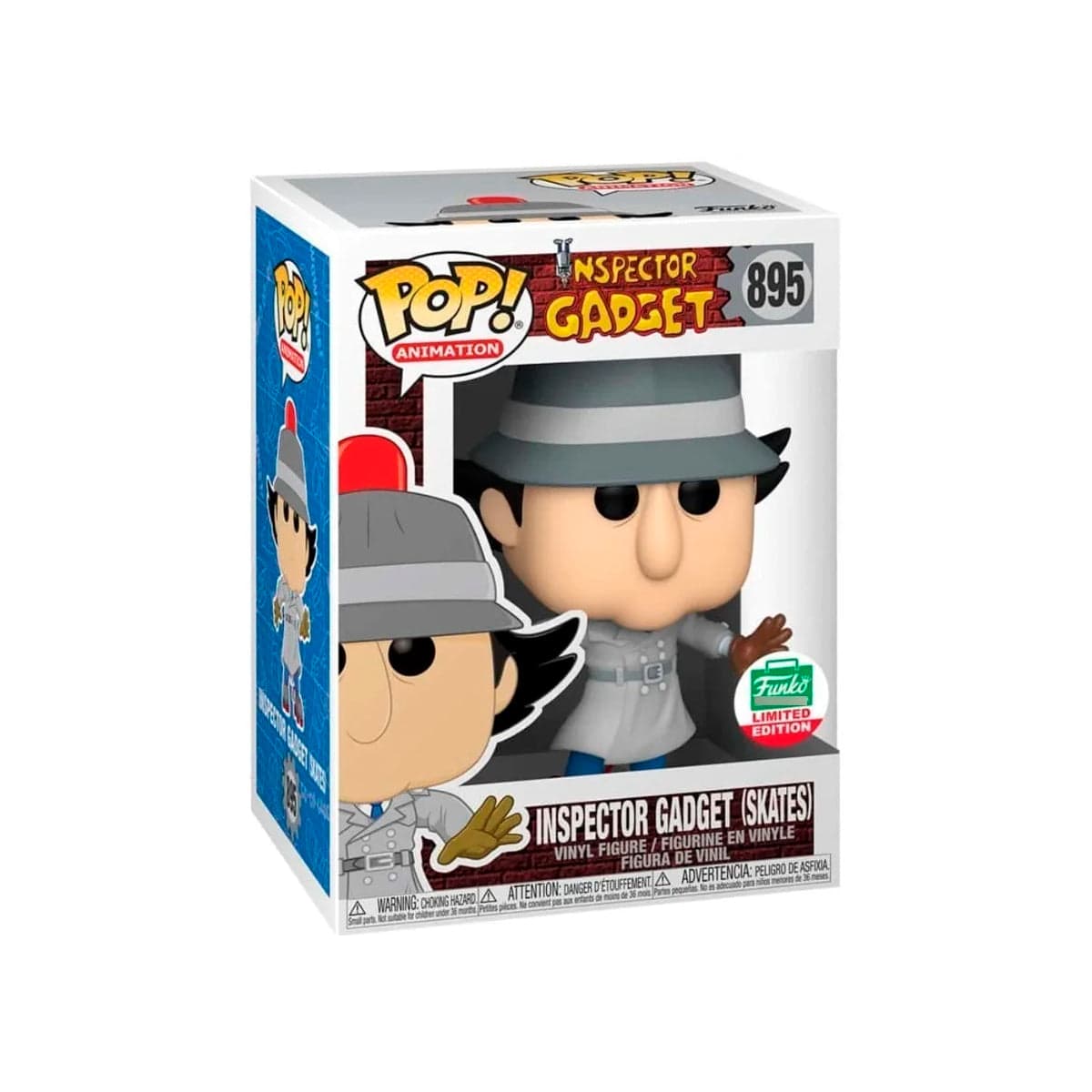 Funko Pop Inspector Gadget - Inspector Gadget con patines #895