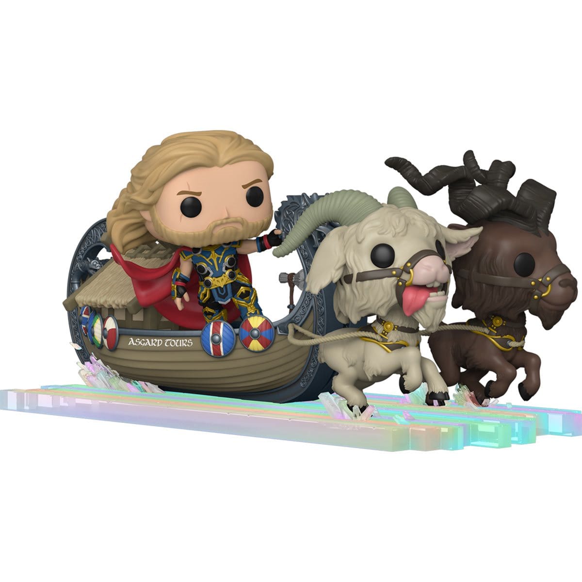 [Pre-venta] Funko Pop Thor Love and Thunder - Thor, Toothgnasher, and Toothgrinder Goat Boat Deluxe