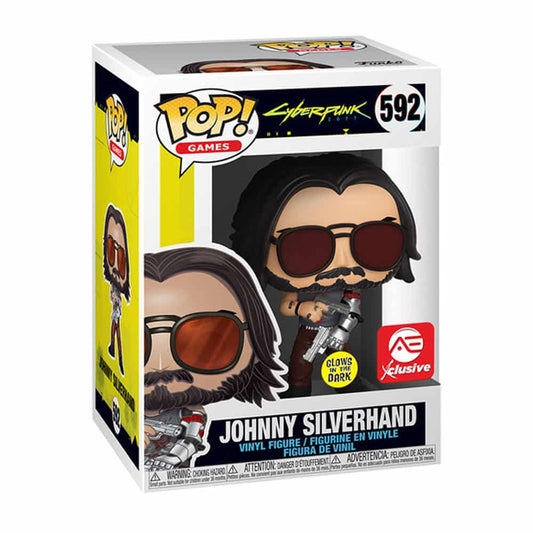 Funko Pop! Cyberpunk 2077 - Johnny Silverhand exclusivo de AE (Brilla en la Oscuridad) #592
