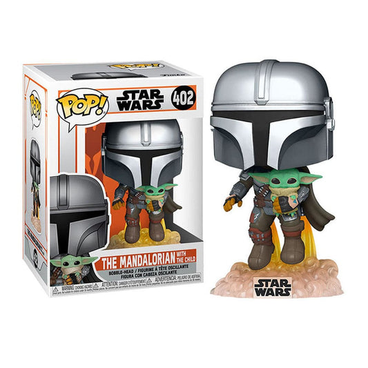 Funko Pop! The Mandalorian - The Mandalorian con Baby Yoda #402