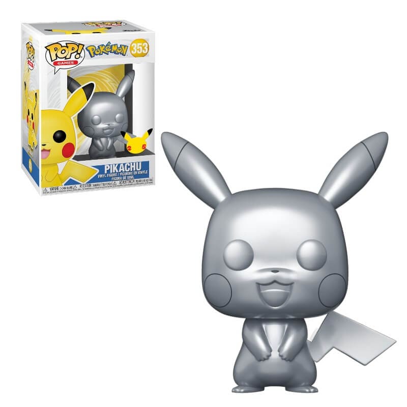 Funko Pop! Pokemon - Pikachu (Plateado) #353